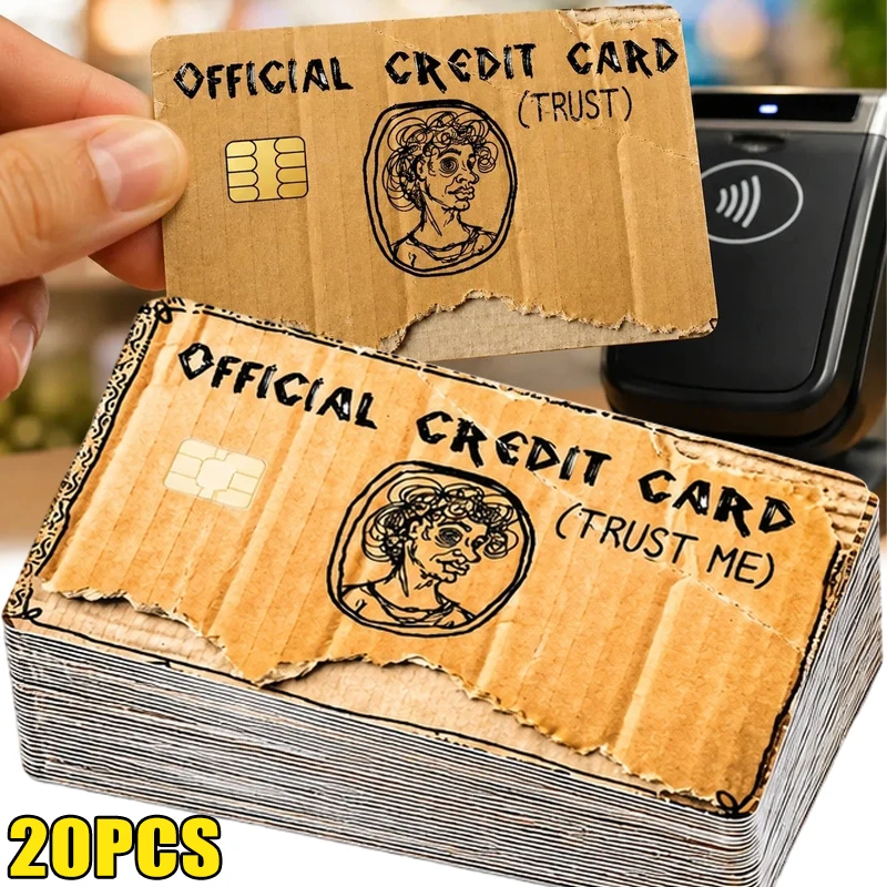 Funny Self-adhesive Credit Card Sticker PVC Waterproof Anti-Scratch Debit Bank Card Skin Cover Laptop Phone Case Decal Stickers