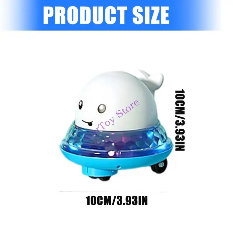 لعبة الحوت التفاعلية لحمام الأطفال تتميز بخاصية اللعب المائي الحسي للأطفال الصغار، هيكل ABS آمن، ألوان متنوعة