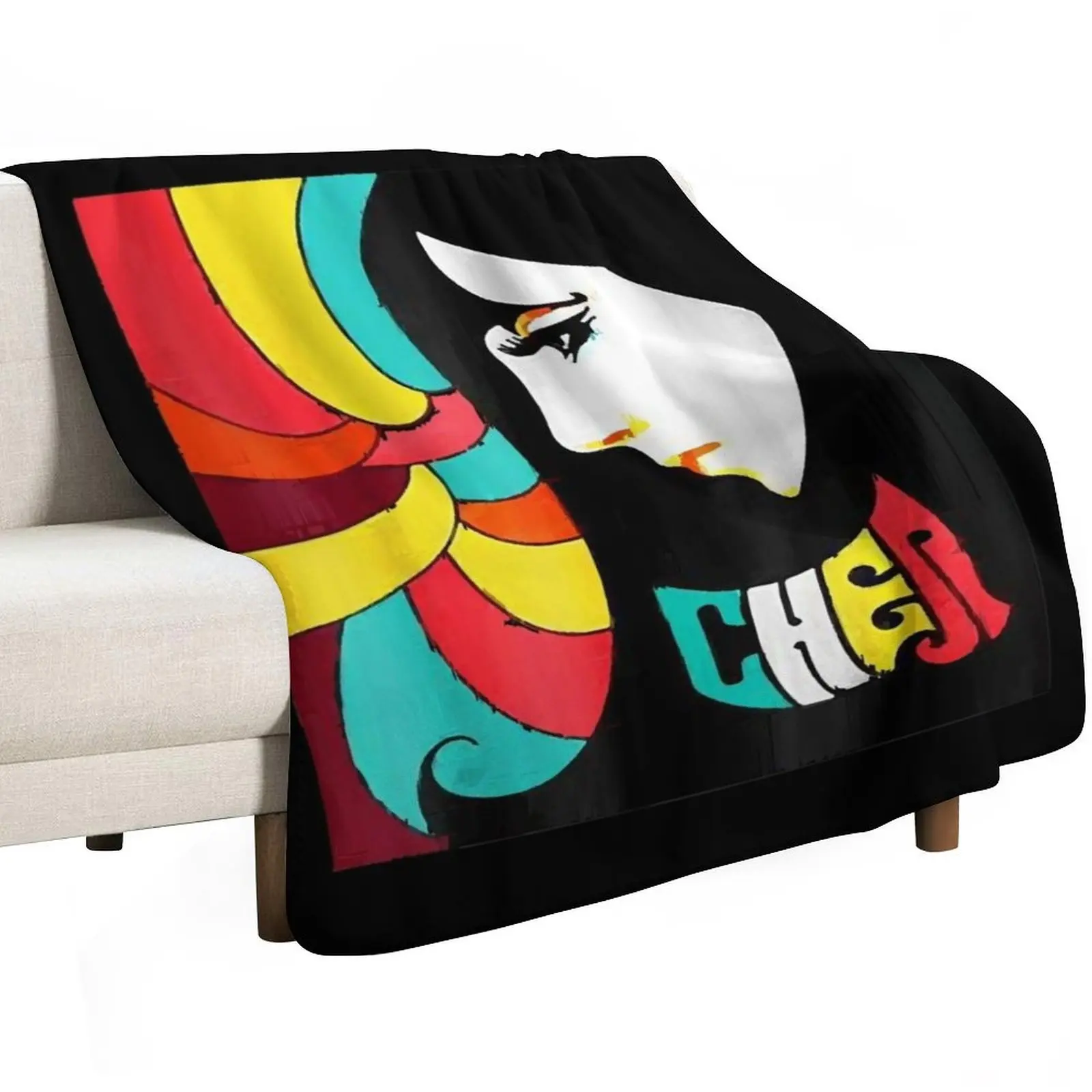 Funny Retro Cher's Vintage Love Music Throw Blanket Weighted Hair Designers Shaggy Cute Blankets
