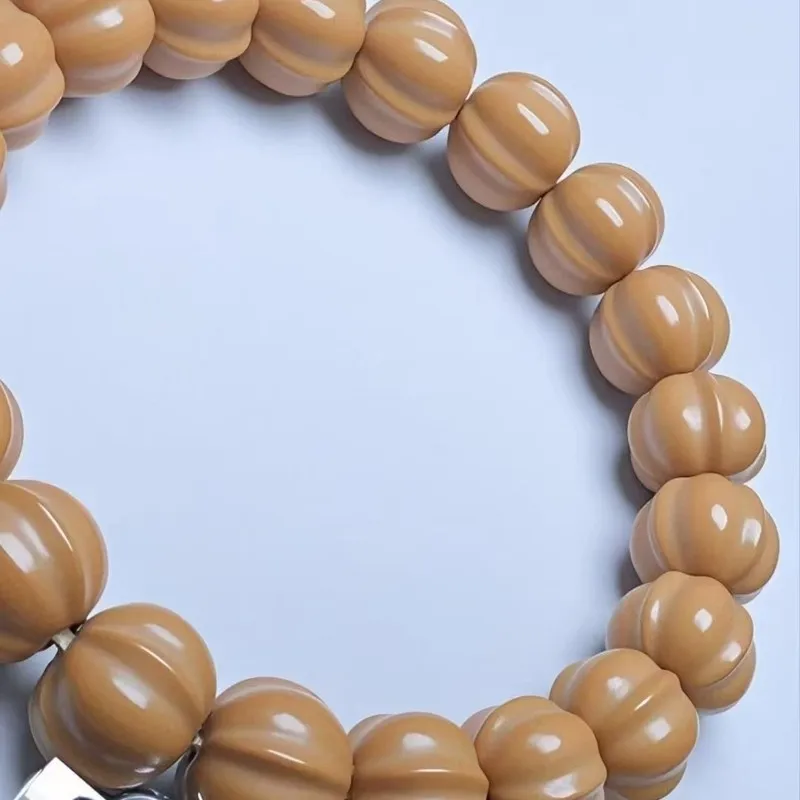 Monkey Head Short-Stem Four-Flower Shark Fin Bracelet, Monkey Head Fine Craft Walnut Shark Fin Single Bracelet