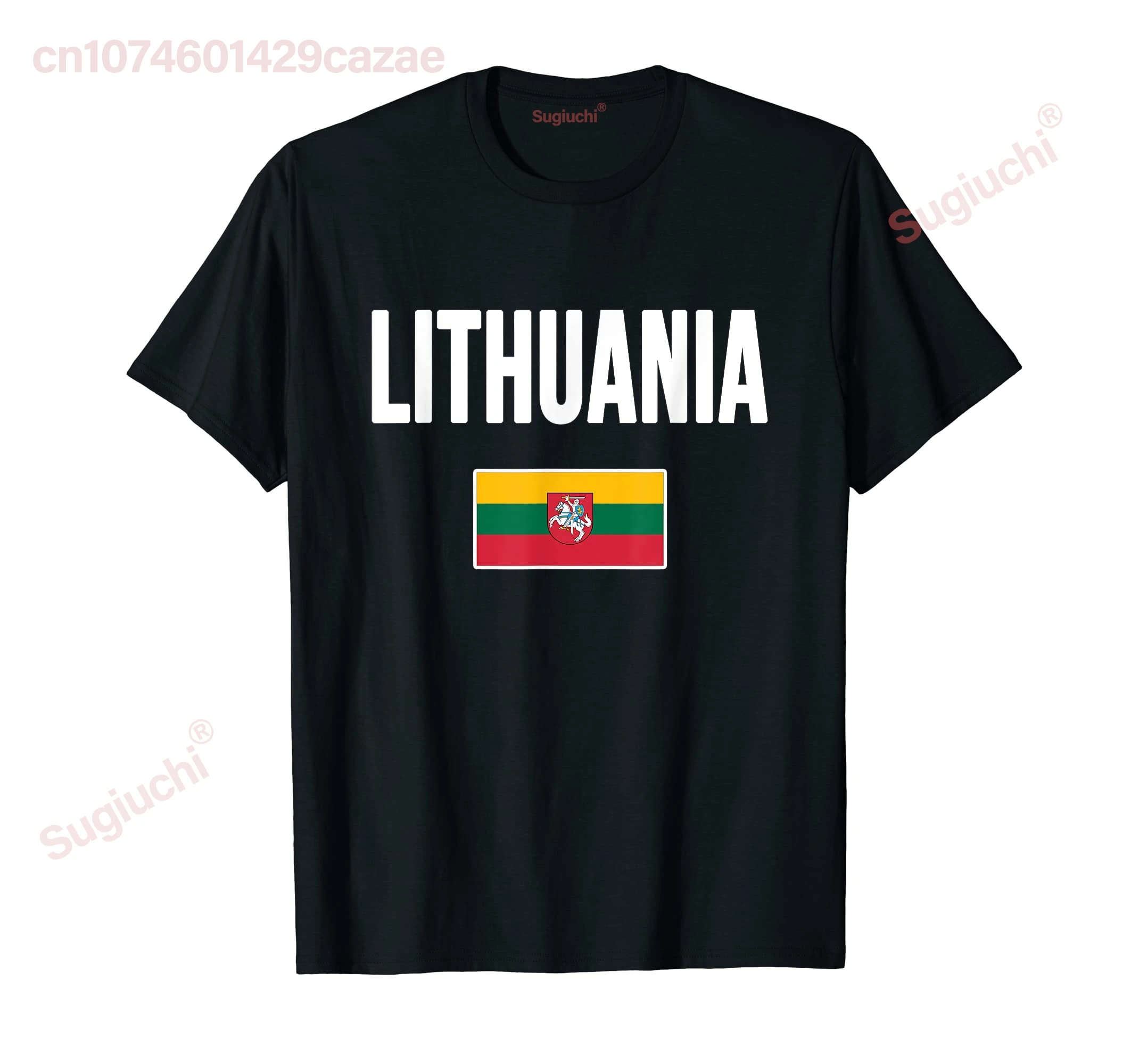 100% Cotton Lithuania Lithuanian Flag Lietuva Souvenir T-Shirt MEN WOMEN UNISEX T Shirts Size S-6XL