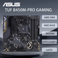 ASUS TUF B450M-PRO GAMING AMD B450 AM4 placa base compatible con R5 5600X 5600 3600 R7 5800X3D R9 5900X CPU SATA 6 Gb/s HDMI M.2 mATX