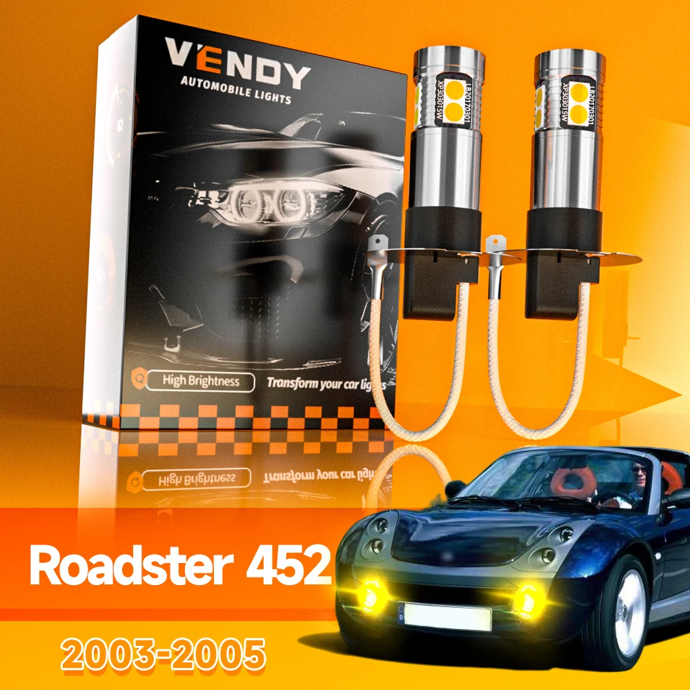 2 Stück für Smart Roadster 452 2003 2004 2005 LED Nebelscheinwerfer Canbus Zubehör