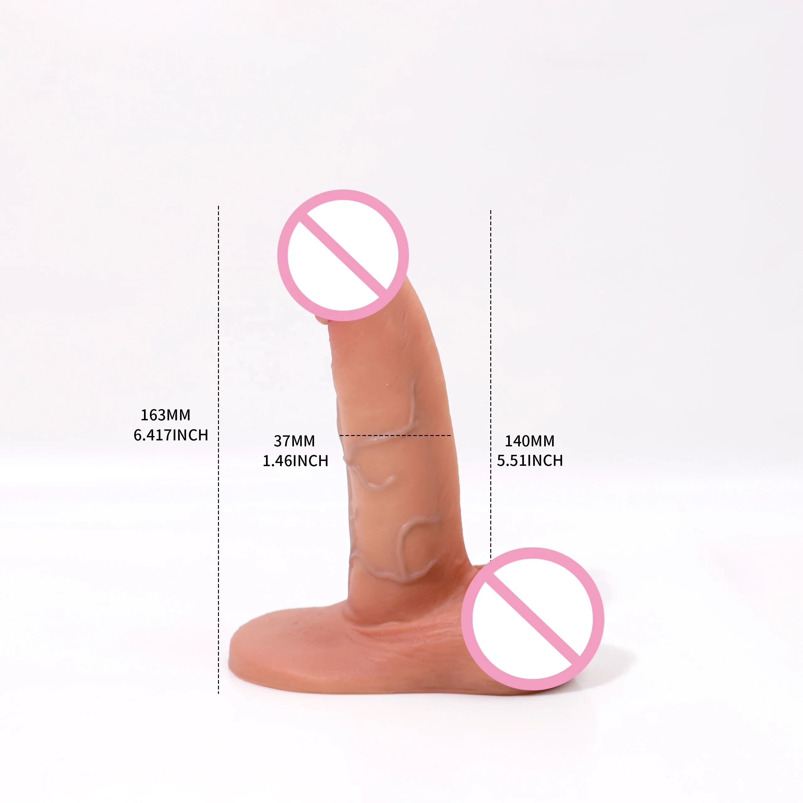 Big Dildo XXXL 3 Realistic Dildo Suction Cup for Women Penis Silicone Soft Cock Female Masturbation Sex Toy for Women