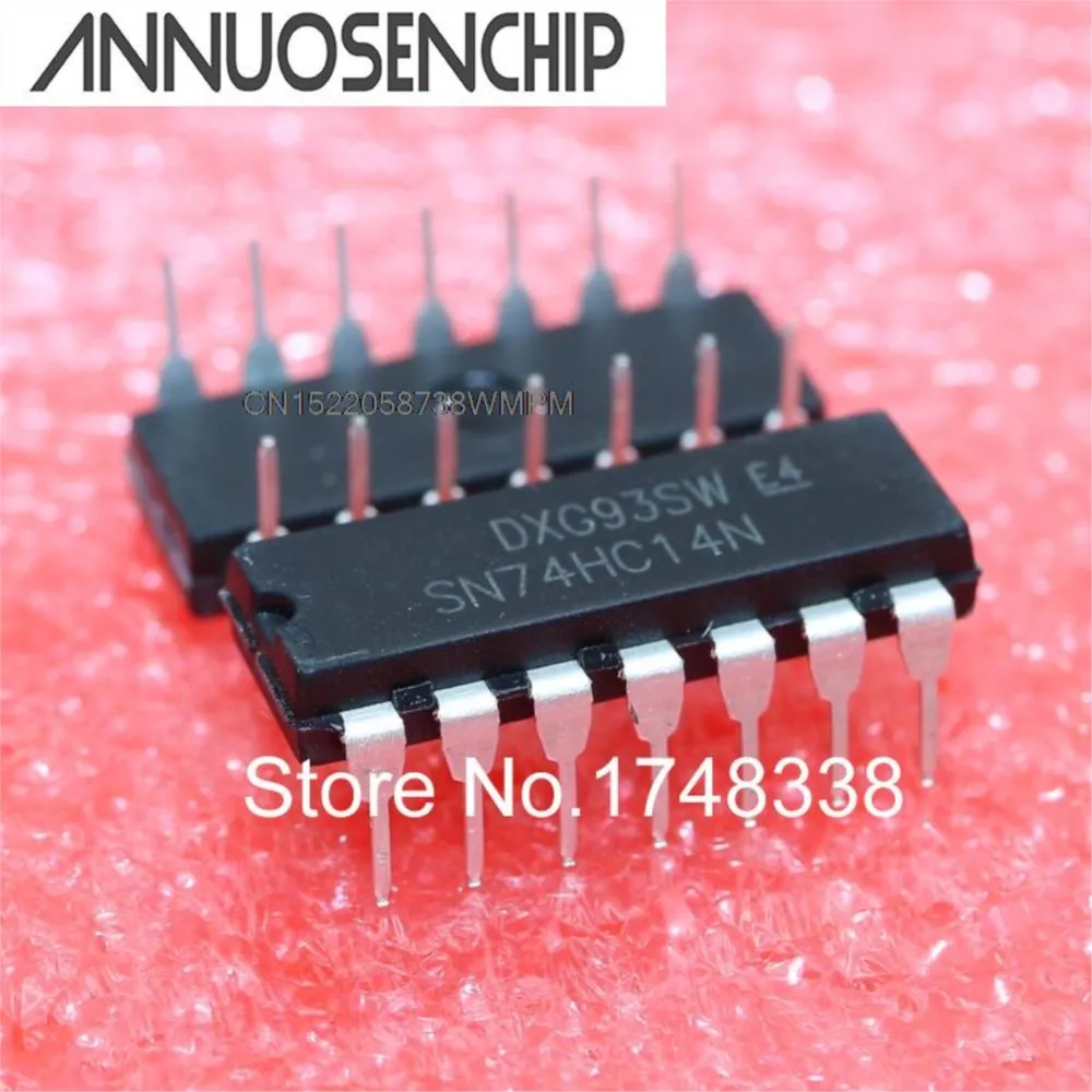 100PCS New and Original SN74HC14 74HC14N 74HC14 DIP-14 SN74HC14N