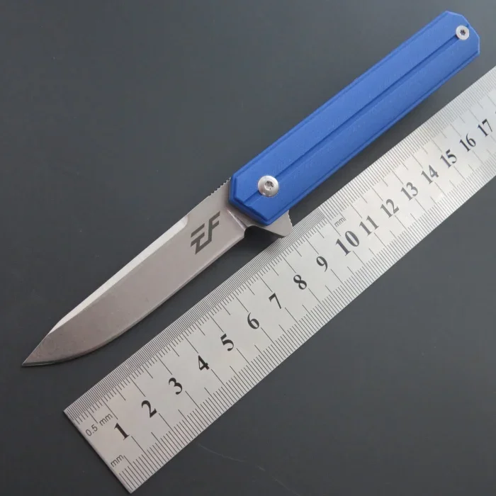 

High quality EF64 folding pocket knife D2 Steel blade G10 handle ball bearing knife outdoor hunting camping Sharp knife EDC Tool