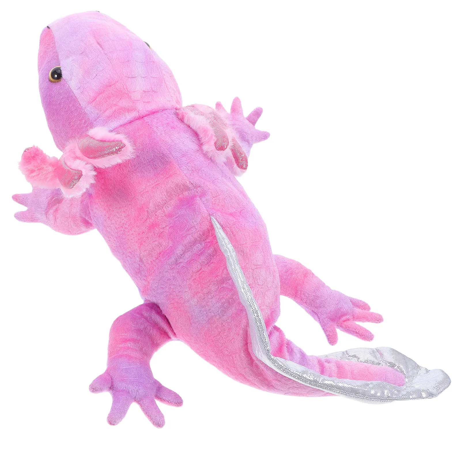 

Очаровательная кукла-аксолотль для детей 4-8 лет: мягкая на ощупь, с подвижной пастью, интерактивная, для рассказывания историй, ролевых игр, развивающая