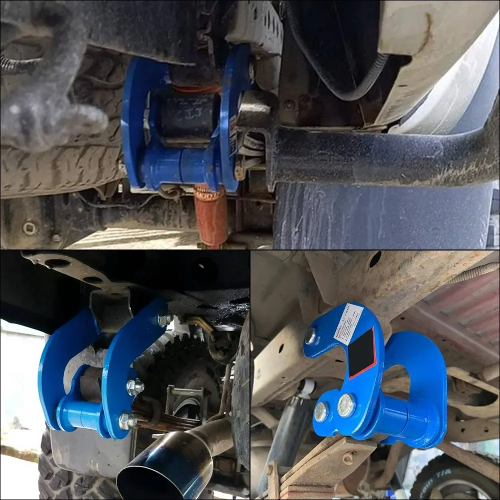 Car Rear Suspension Leaf Spring Lift Comfort G-Shackles Extended 2 inch Suspension Spring For Mitsubishi Triton L200 MK ML 05-15