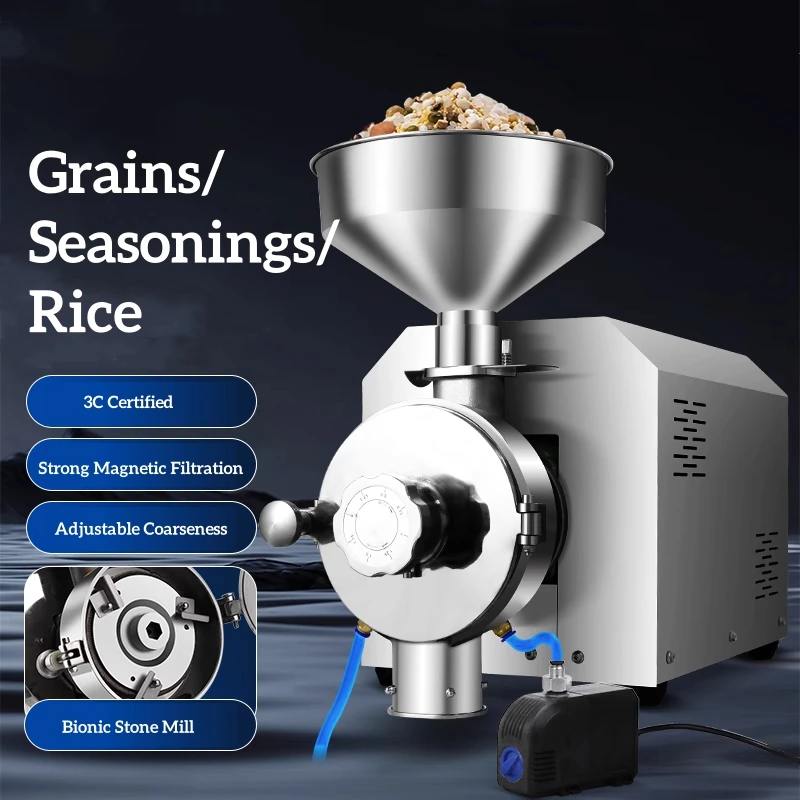 

Коммерческая настольная мельница для помола пшеницы, кукурузы, орехов, зерна, перца, бобов мунг