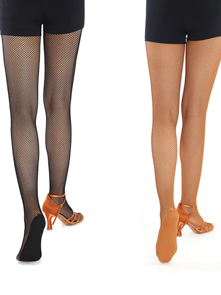 USHINE Hard network professional Latin fishnet stockings tights for Latin dance fishnet stockings accessories Latin stocking