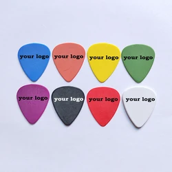 Púas de guitarra de forma estándar Delrin personalizadas, acrílico personalizado POM 351, espesor de forma 0,5mm 0,73 1,14 2,0mm, púa de guitarra