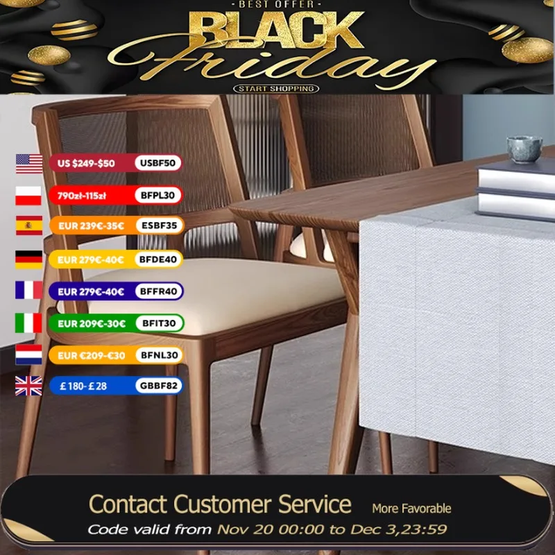 

Retro Wooden Dining Chair Upholstered Restaurant Office Desk Dining Chair Design Nordic Relaxing Sillas Comedor Home Furniture