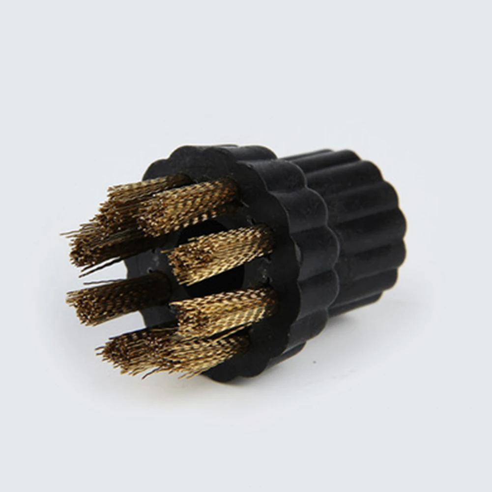 3pcs Nozzle Connector Brass/nylon Brush Head For Steam Mop Household Appliances Vacuum Cleaner Accessories