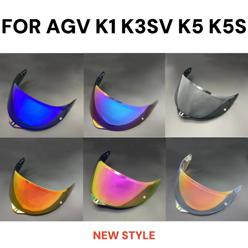 

K5 K5S Helmet Visor AGV K1 K3SV Motorcycle Helmets Glasses Moto Casco Discoloration Lens Windshield Black Blue Shield Visera