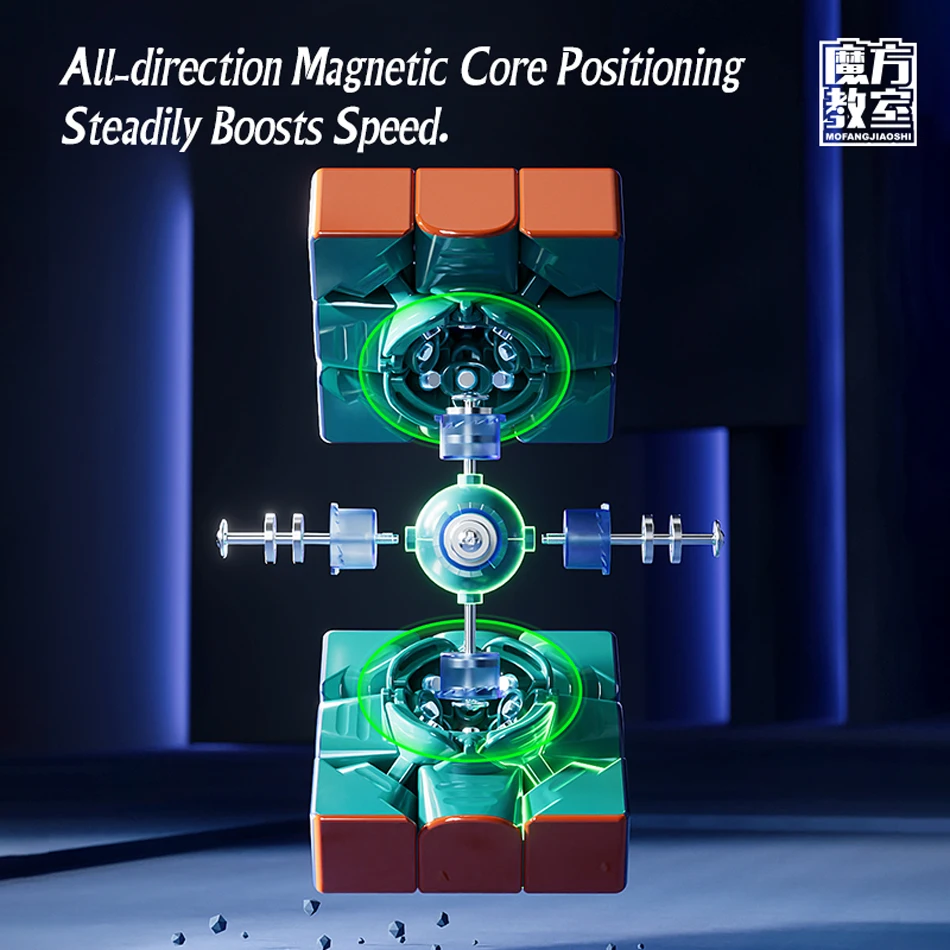 MOYU Super RS3M V2 Magnetic Magic Cube UV Speedcube 3x3 Maglev Ball Core Professional Speed Puzzle 3×3 Toys 3x3x3 Cubo Magico