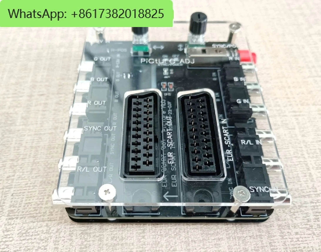 

RGBS/SCART European standard screen position adjuster