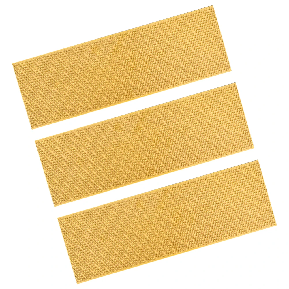 

3Pcs Beehive Foundation Plate Simple Shape Practical Honeycomb Accessory Orange Practical Beekeeping Tool Bees Hive Base