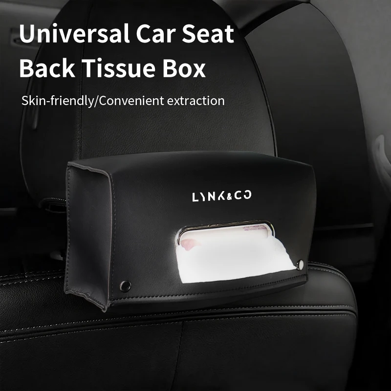 

New Car Hanging Tissue Organizer Box Centre Console Tissue Bag For LYNK&CO 06 03 05 08 09 01 02 Hatchback BX11 EX11 ZERO LYNK