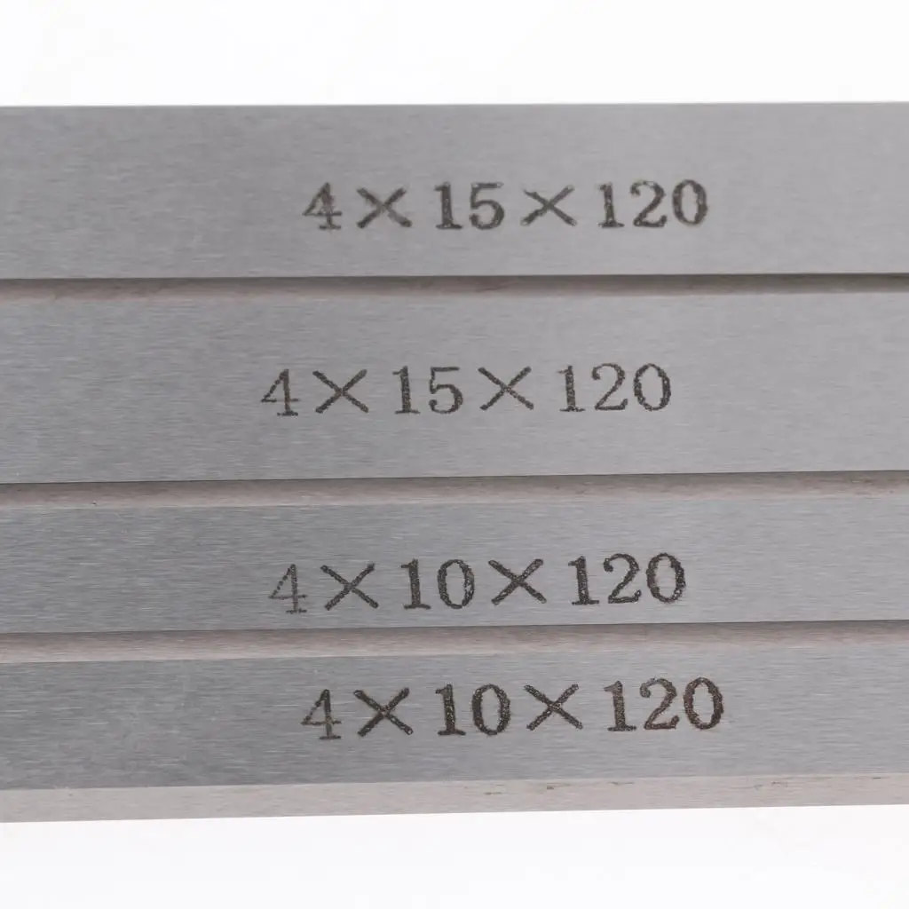 Precision Parallel Block Set for Machinist Steel Gauge Blocks with Wooden Case for Milling Lathe