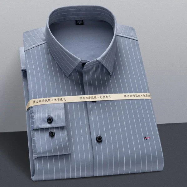 

2021 New camisas Men Shirt Male Dress Shirts camisas Men's Casual Long Sleeve Business Formal Shirt Camisa Social Masculina