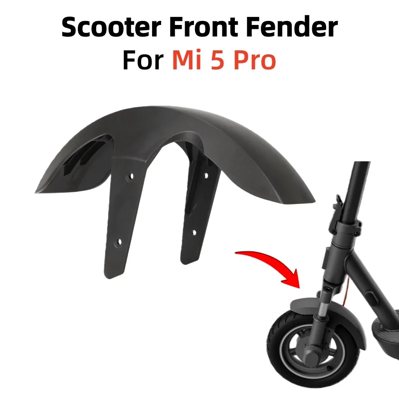

E Scooter Front Fender for Xiaomi 5 5 Pro 5 Max Electric Scooter Hard Front Mudguard Splash Plate Kickscooter Accessories Kit
