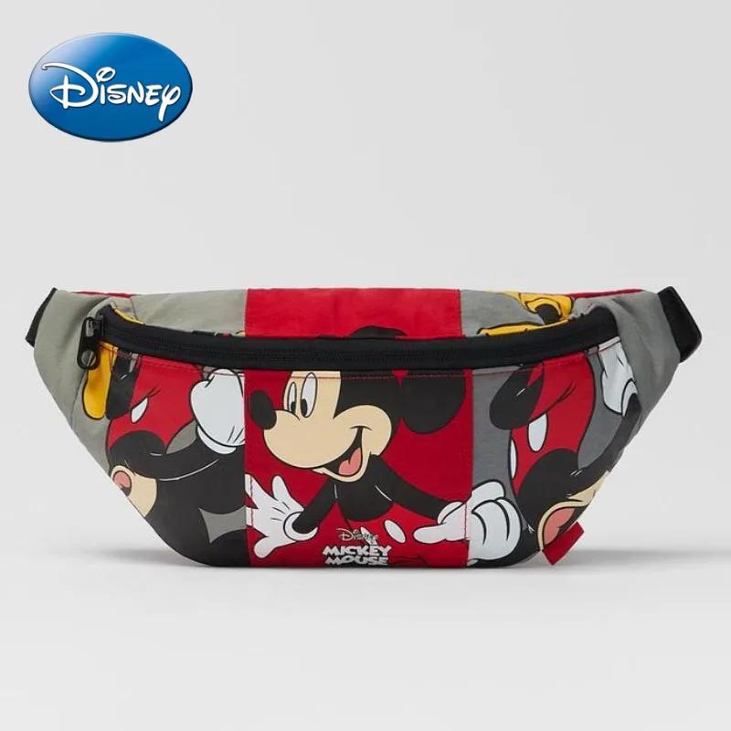 Disney Blue and Green Stitching Mickey Mouse New Cute Printed Children\'s Coin Purse Women\'s Shopping Small Chest Bag