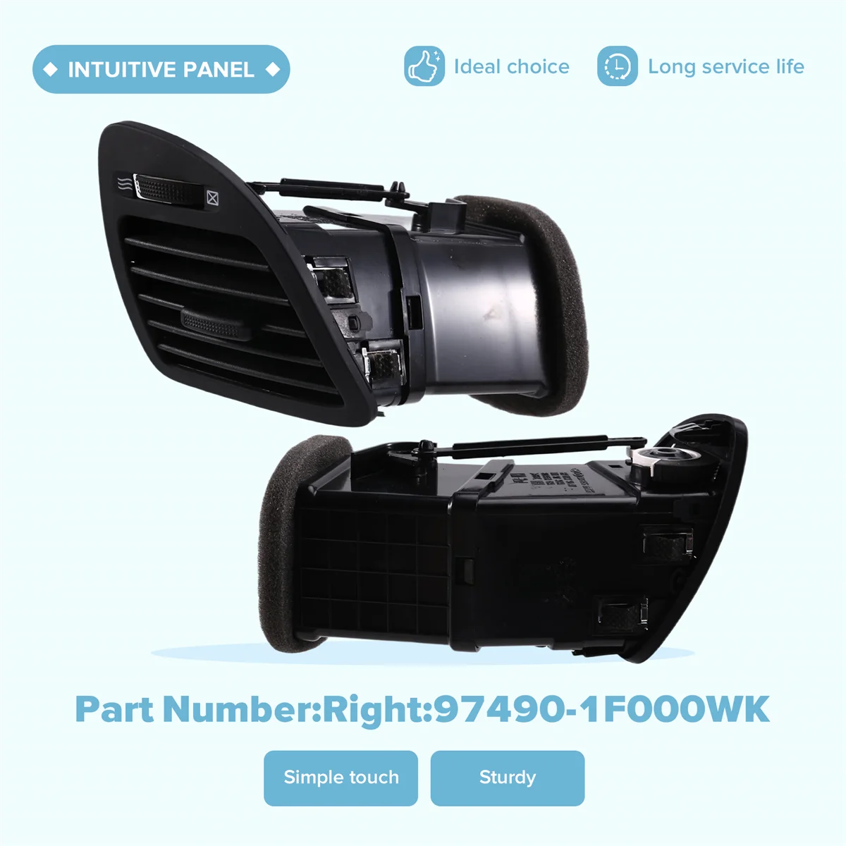 New_Air Conditioning Outlet Grille for Kia Sportage 97490-1F000WK,A
