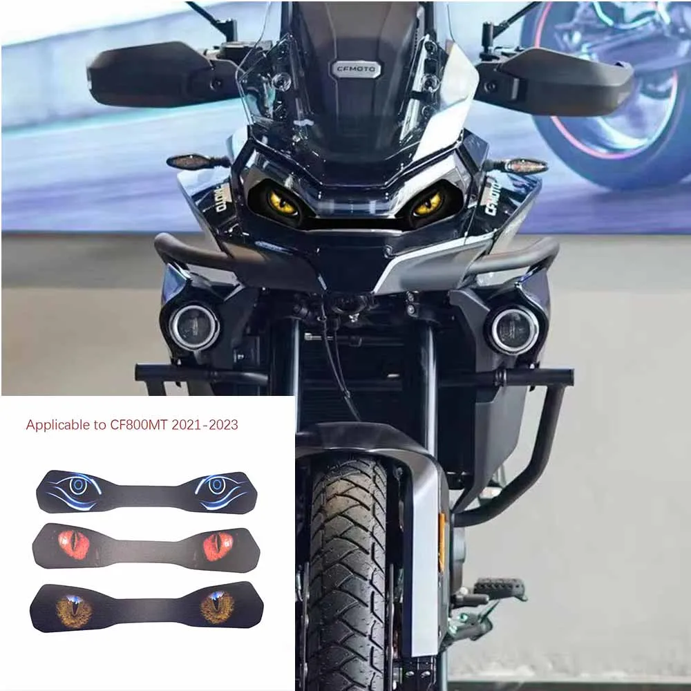 Suitable for CFMOTO 800MT 2021-2023 MT800 CF800MT headlight eye body sticker motorcycle accessories headlight protection sticker