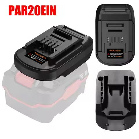 ALASICKA PAR20EIN Battery Adapter Converter for Parkside 20V Li-ion Battery Convert To for Einhell 18V Li-ion Battery Power Tool