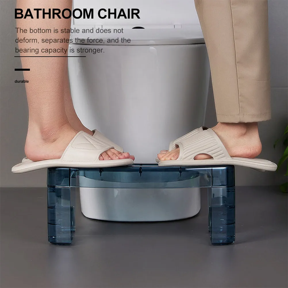 

Toilet Stool for Children High-Grade Pet Material Lightweight Strong Bearing Capacity Non-Slip Potty Training Stool Bathroom