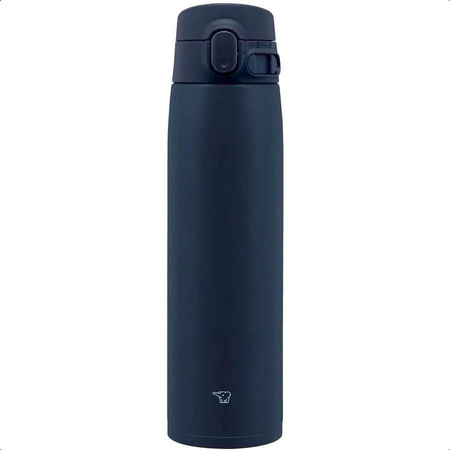 

Zojirushi SMVA72AD Бутылка для воды OneTouch Кружка из нержавеющей стали Шовк 24,3 жидких унции 720 мл Темно-синий