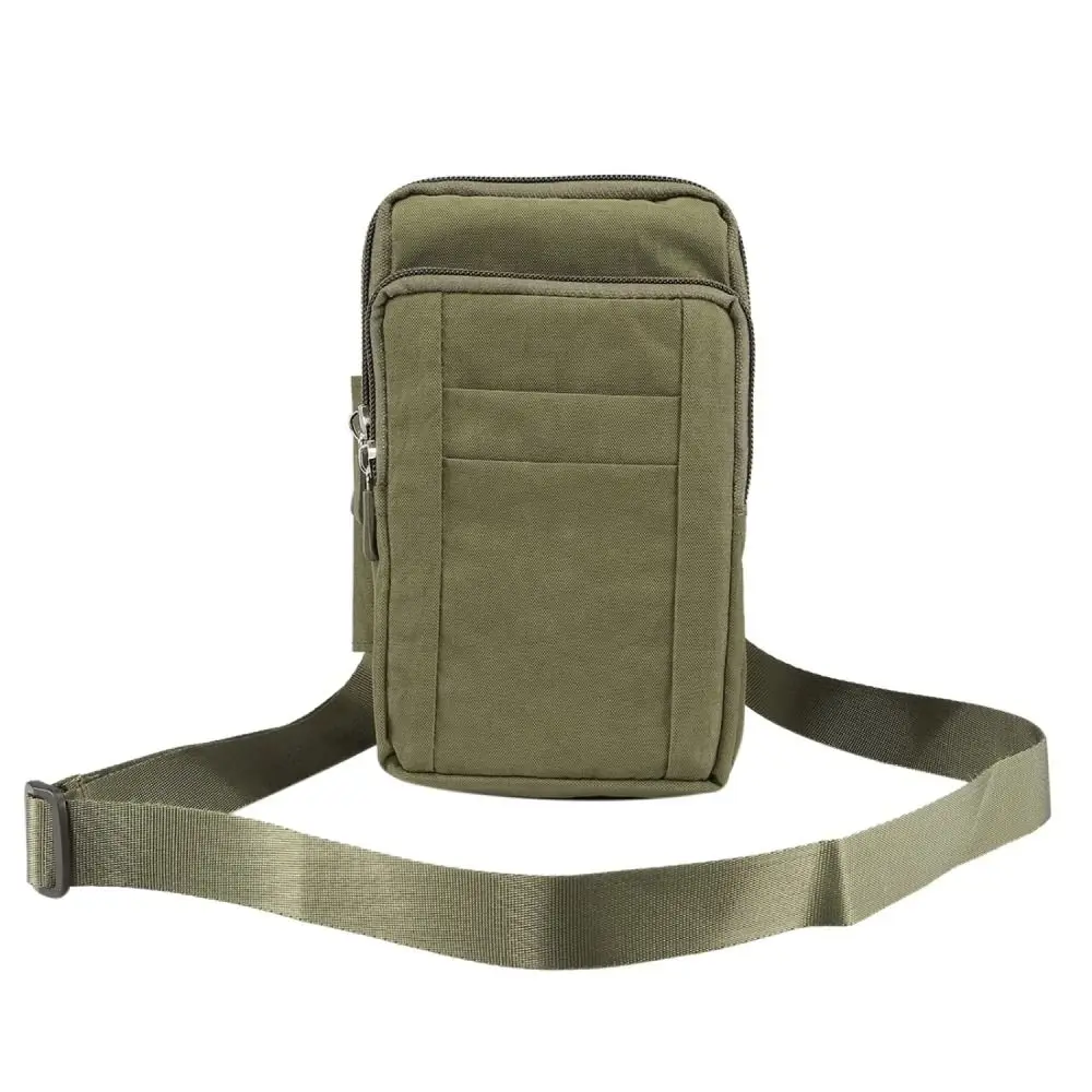 

Waist Belt Outdoor Phone Pouch Carrying Case Crossbody Shoulder Cell Phone Holder Storage Bag Nylon Smartphone Bag Men Women