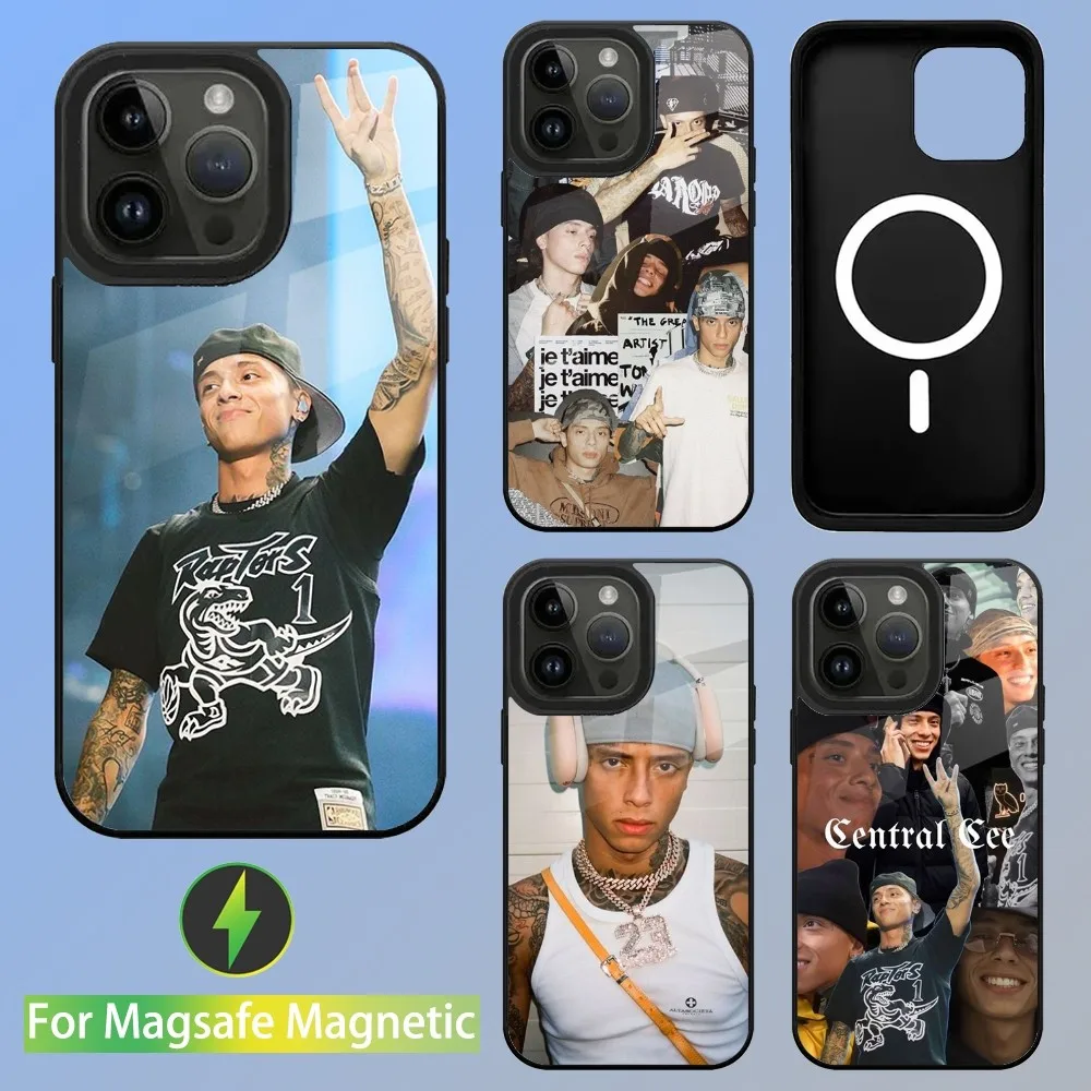 

Central Cee Rapper Phone Case For iPhone 15,14,13,12,11,Plus,Pro,Max Mini Magsafe Magnetic Wireless Charging