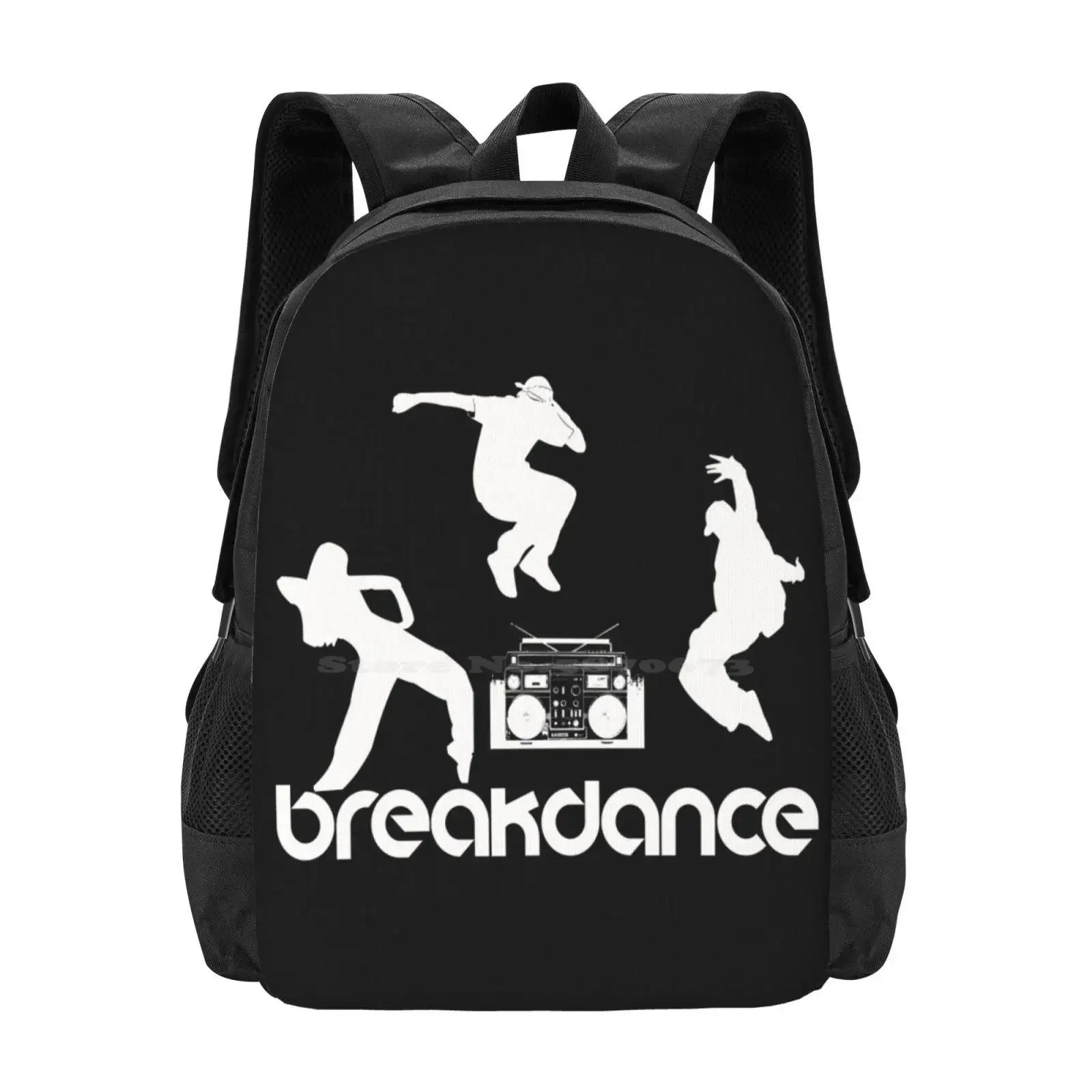 

Breakdance Hot Sale Backpack Fashion Bags Breakdancing Breakdancer Music Pop Hip Hop Hiphop Rapper Beatboxing Breaker Bboy B