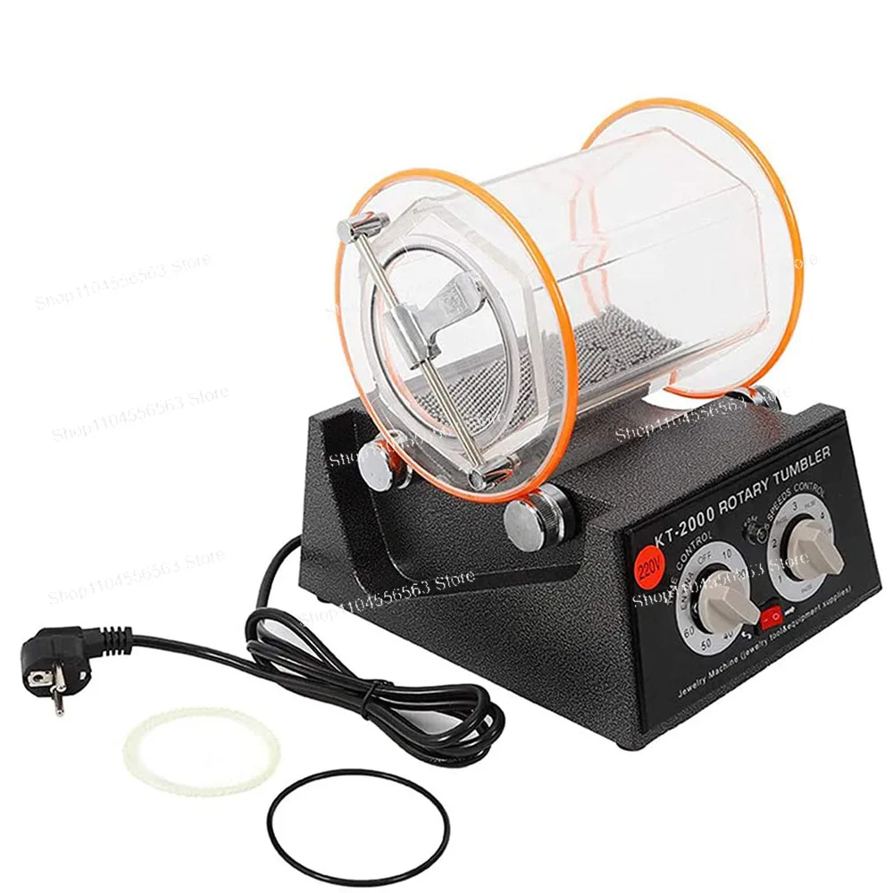 KT-2000 roller polishing machine small household jewelry polishing machine polishing machine set speed regulation timing