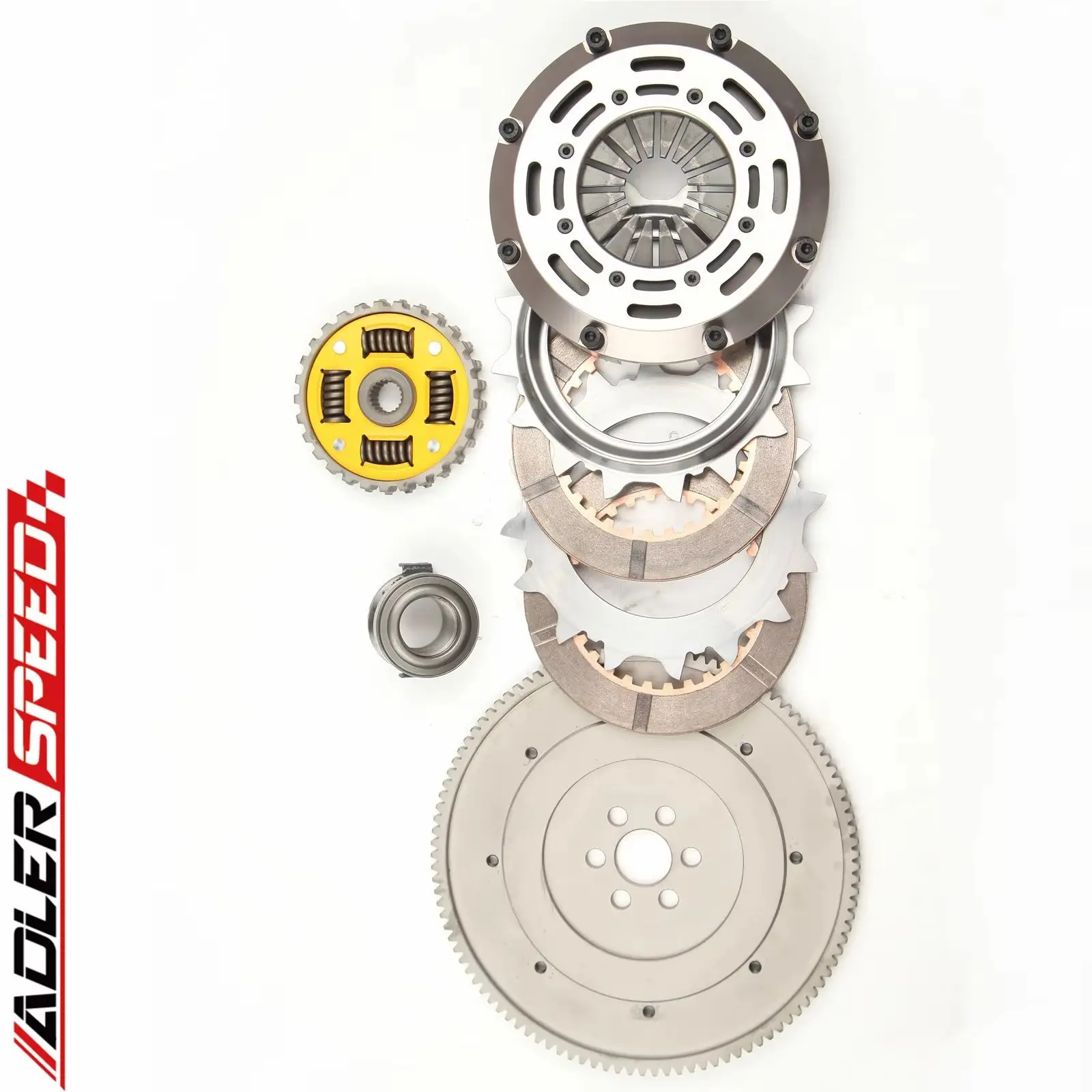 

ADLERSPEED Racing /Street Clutch Twin Disc Kit Standard WT For Honda GE6 GE8 GK5