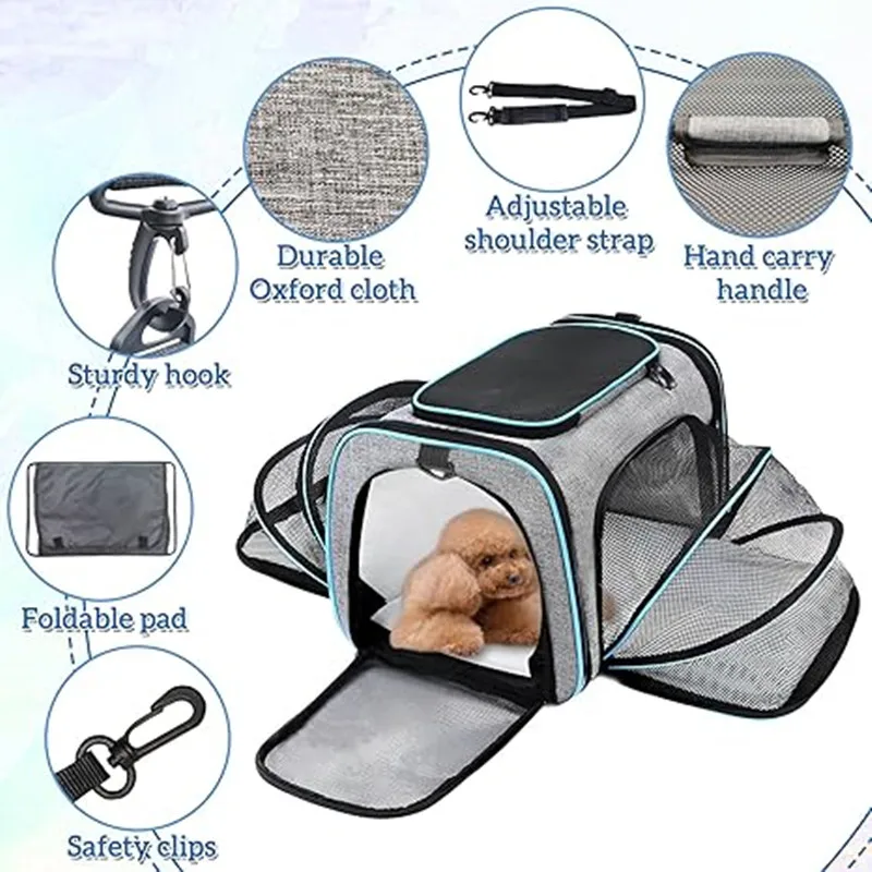 Pet Carriers Backpack Portable Breathable Foldable Cat Bag Transport for Cats Dog Carrier Bags Outdoor Travel Pets Transport Bag