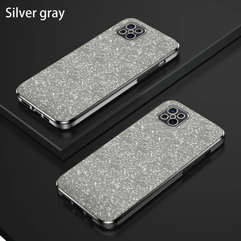 For OPPO Reno 4z Case Oppo Reno4 Z 5G Phone Case OPPO CPH2065 Reno4z Luxury Gradient Glitter Plating Silicone Back Cover Funda