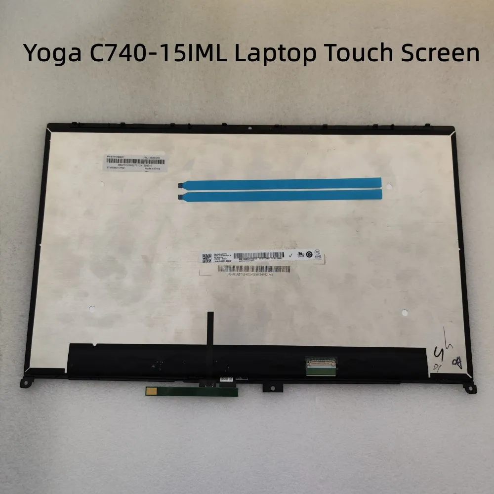 Yoga C740 15 Screen Replacement 5D10S39585 For Lenovo Yoga C740 15IML Display 15.6 Inch Laptop Touch LCD Assembly FHD 30Pins