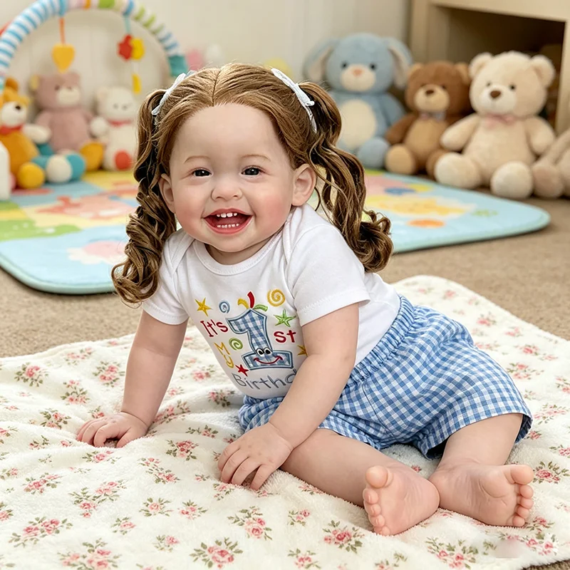 

60CM Reborn Mila Handmade Quality Baby with 3D Painted Skin & Visible Blue Veins Collectible Art Dolls
