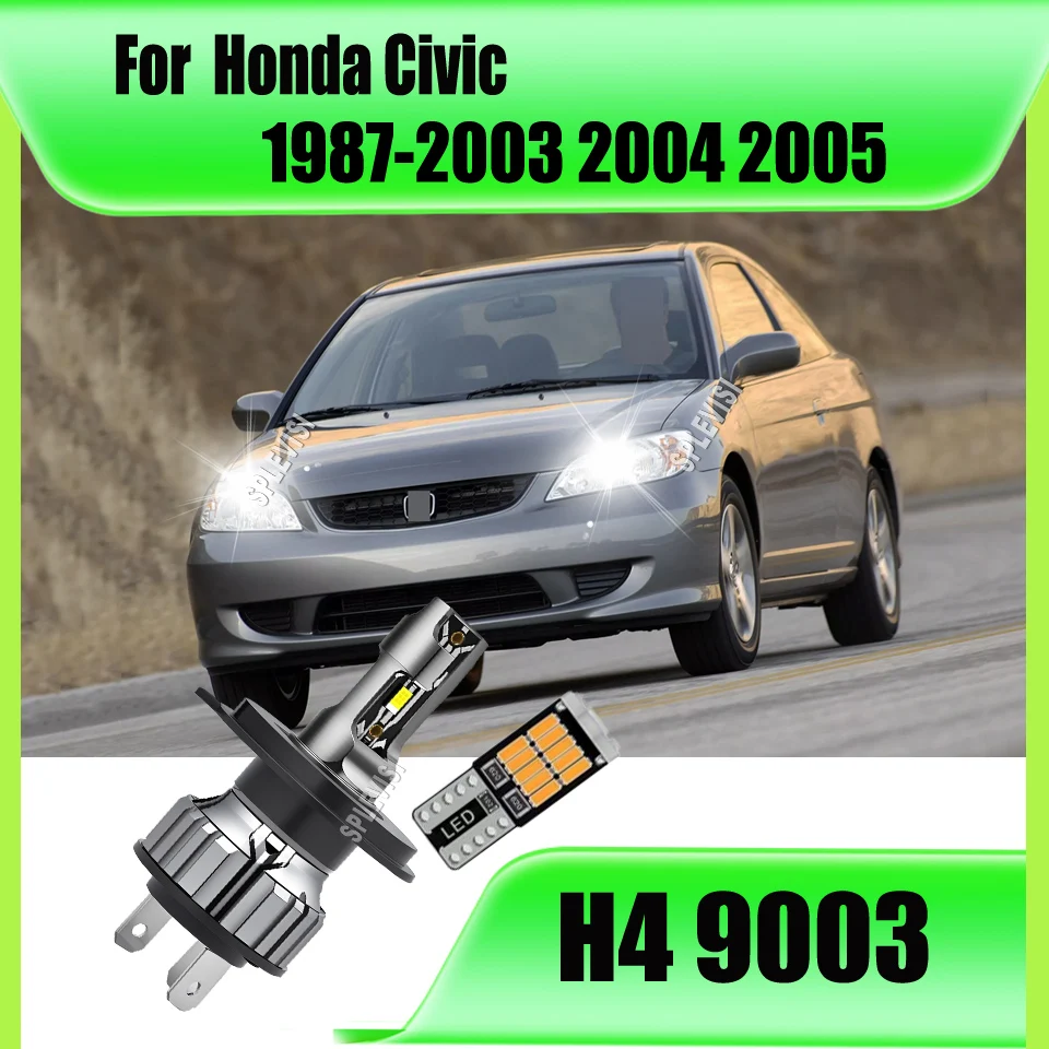 

H4 9003 LED Auto Headlight, 7500LM, 6000K For Honda Civic 1987 1988 1989 1990 1991 1992 1993 1994 1995 1996 1997 1998 1999-2005