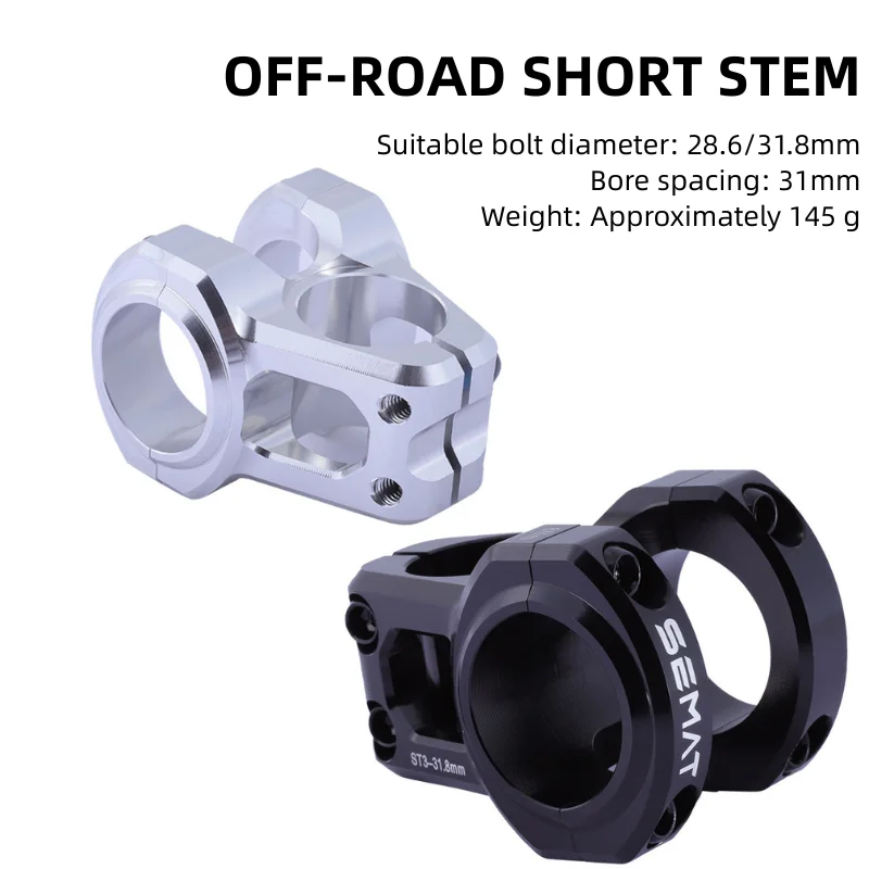 

Вынос MTB 31,8 мм 35 мм, длина 0 градусов, вынос руля горного шоссейного велосипеда для велоспорта XC AM