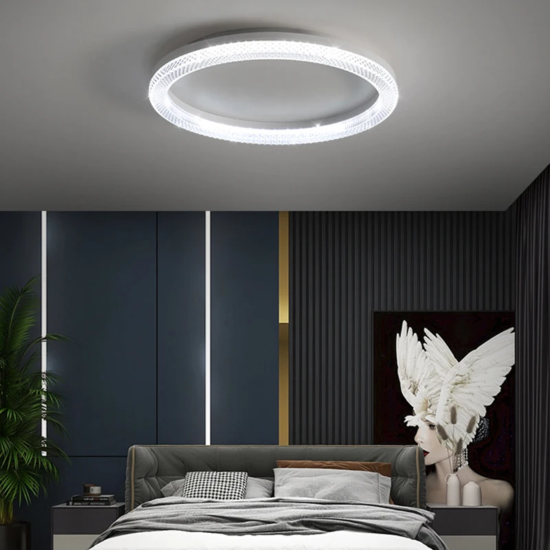 Imagem -04 - Led Ring Teto Light Lustre Lustre Sala de Estar Quarto Jantar Cozinha Home Light Fixture