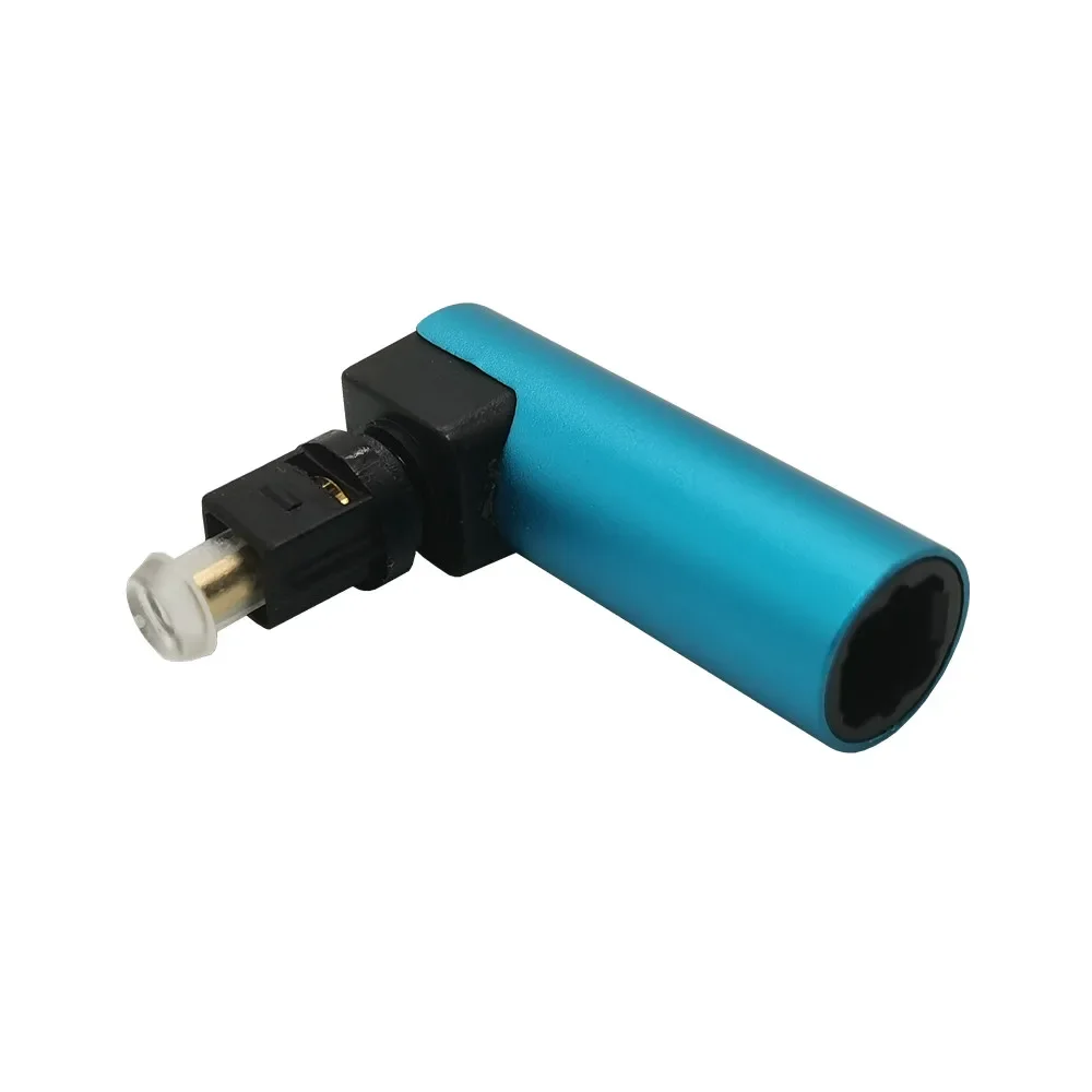 High Quality Digital Optical Toslink Audio Cable Male to Female Adapter Adaptor 90 Degree Right Angled 360 Rotatable Converter
