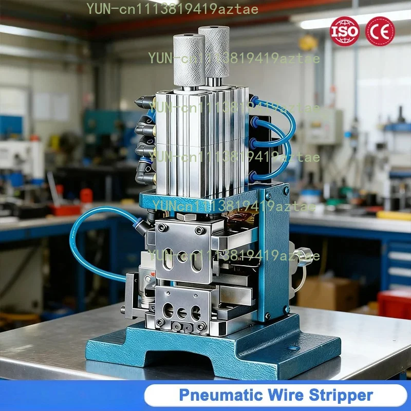 Wire Stripping Machine Pneumatic 3F Multi-core Cable Wires Peeling Stripper for computer core wires isolation wires