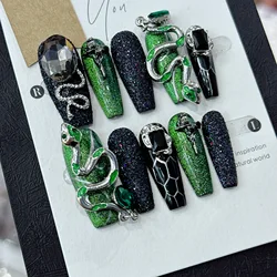 Hogwarts Theme Nail Stickers Magic School of Witchcraft and Wizardry Salazar Slytherin Wear Armor for Women Cosplay Props