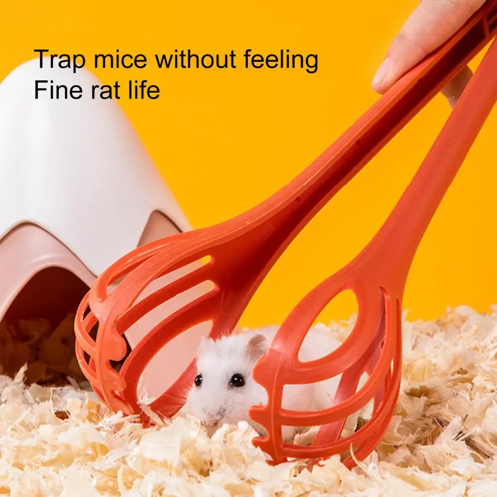 Hamster Clip MousetrapSimple Operation Comfortable Grip, Small Animals Life Interactive Toys, Rat Pet Clean Accessories