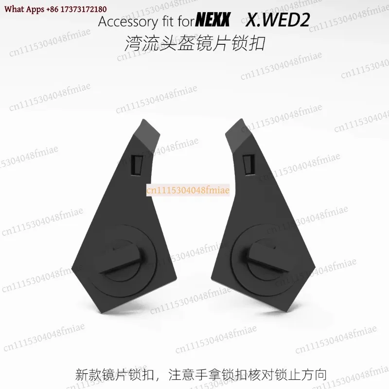 k3 2Pcs 3D Printed Visor Lock Buckle Replacement Parts for Motorcycle Helmet Face Shield Fastener Clip Snap Repair Accessories
