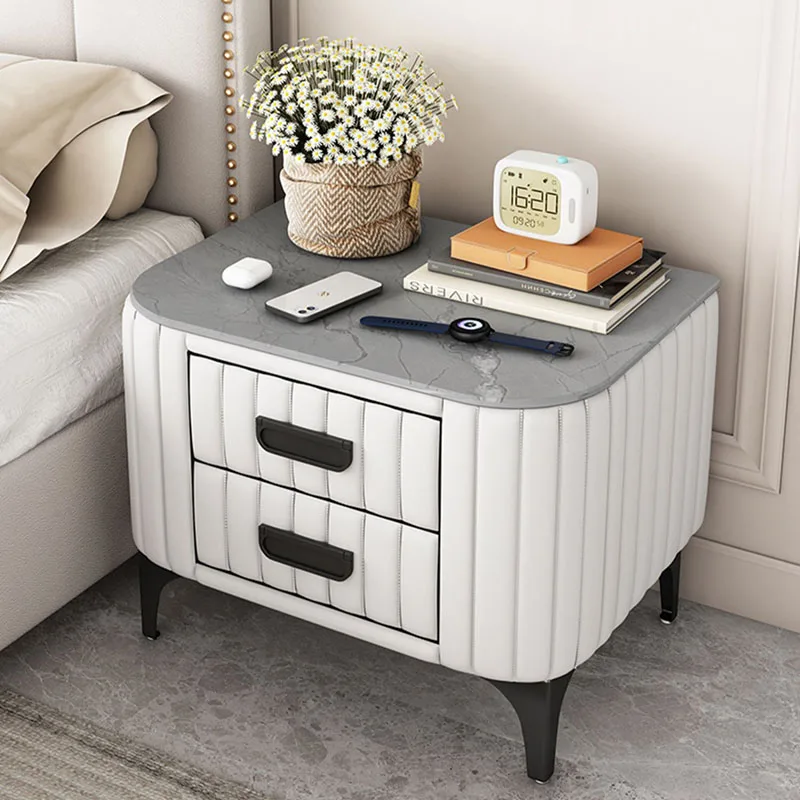

Simple Drawer Nightstand Bedside Mid Century Vintage Modern Nordic Bedside Table Luxury Bedroom Mesa De Noche Home Furniture