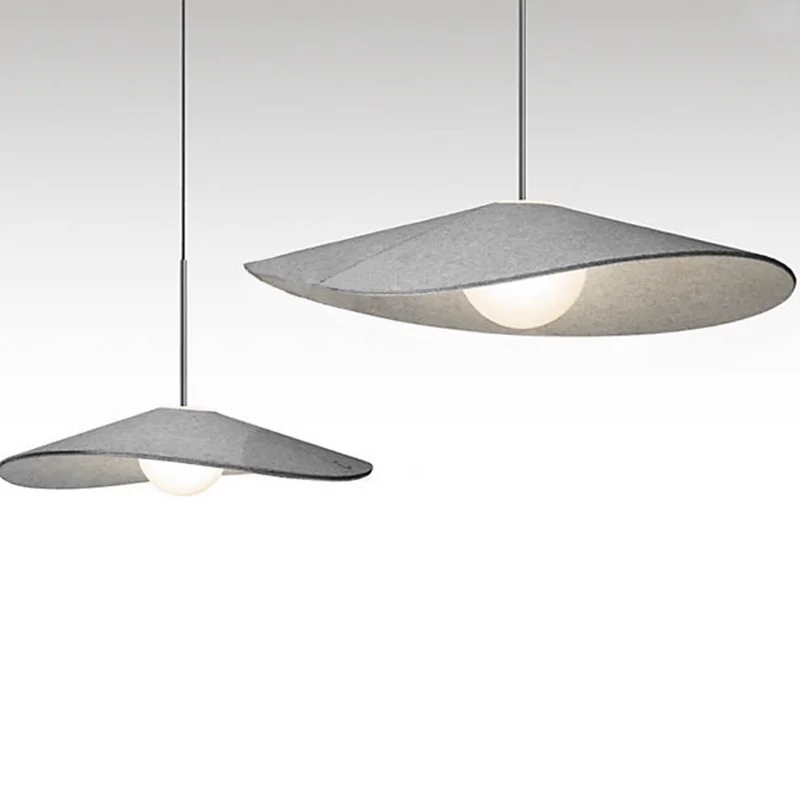 

Minimalist designer style felt fabric pendant light restaurant bedroom coffee shop clothing store hotel decoration customization